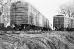 Boxcars waiting to be switched